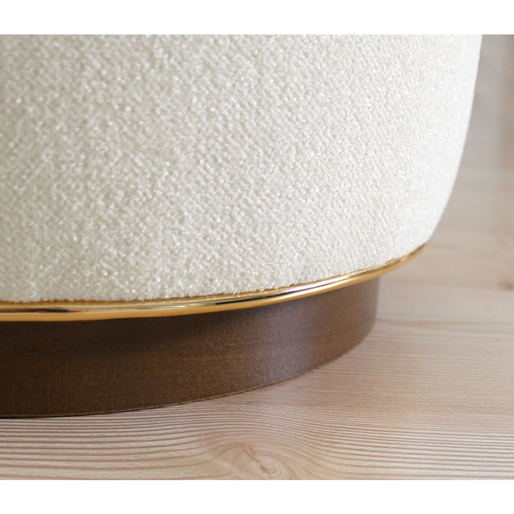 Zeone - Kremasti Pouf slika 6
