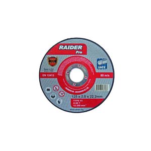 Rezna ploča za metal 125х2.5х22.2mm Inox