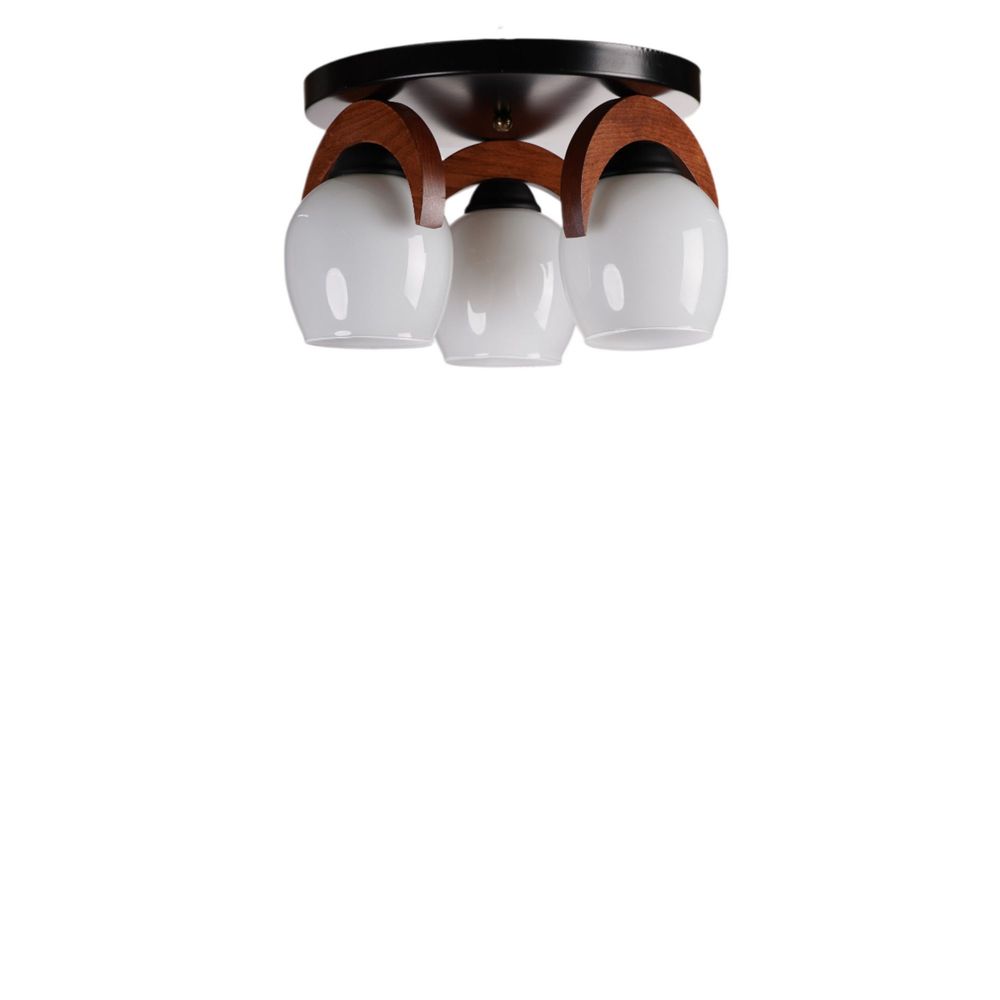 Opviq Luster 105, Bijela, Orah, Crna slika 2