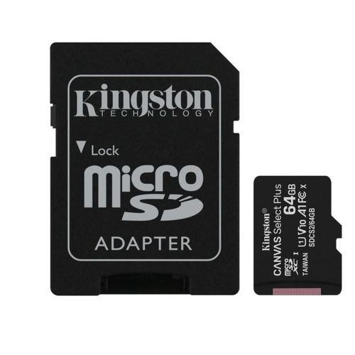 MikroSD  memorijska kartica 64GB Kingston Select Plus klasa10 slika 1