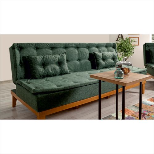 Fuoco-TKM07-1070 Green Sofa-Bed Set slika 3