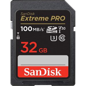 SanDisk Extreme PRO SDHC 32GB + 2 godine RescuePRO Deluxe, do 100MB/s čitanje, 90MB/s pisanje, UHS-I, Class 10, U3, V30