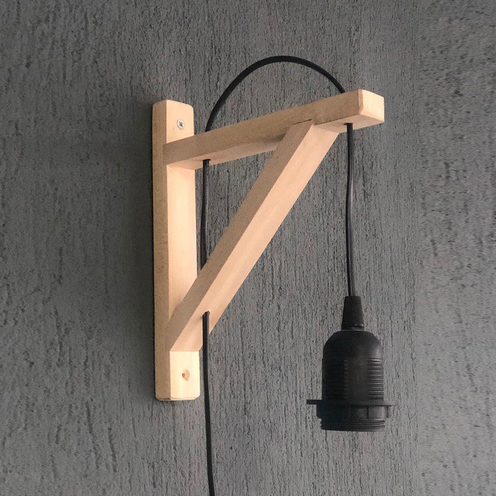 Zidna Lampa Pp128 u Crnoj Boji slika 3