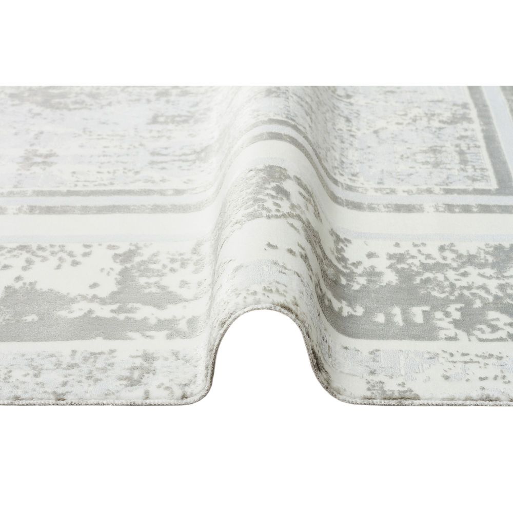 St 17 - Sivi Xw Sivi Tepih za Hol (100 x 200 cm) slika 5