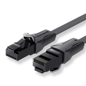 Vention Flat CAT.6 UTP Patch Cord Cable 10M Black