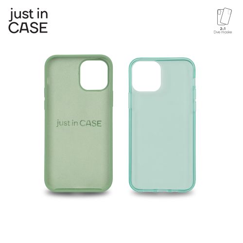 2u1 Extra case MIX paket ZELENI za iPhone 12 slika 3