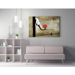 WY116 (70 x 100) Multicolor Decorative Canvas Painting