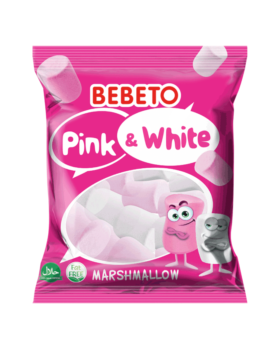 Bebeto Marshmallow Pink&White 60g slika 1