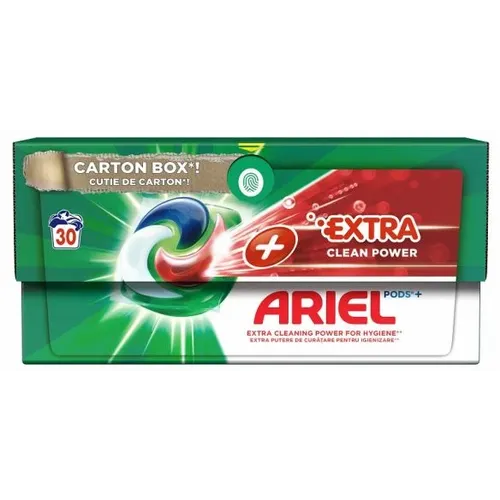 Ariel  kapsule za pranje veša +Extra clean power ,30kom slika 1