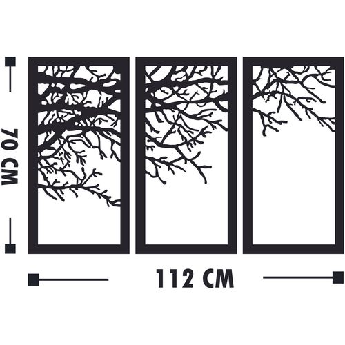 Wallity Metalna zidna dekoracija, Agaç 11 slika 3