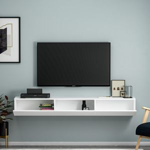 Terra - White White TV Stand