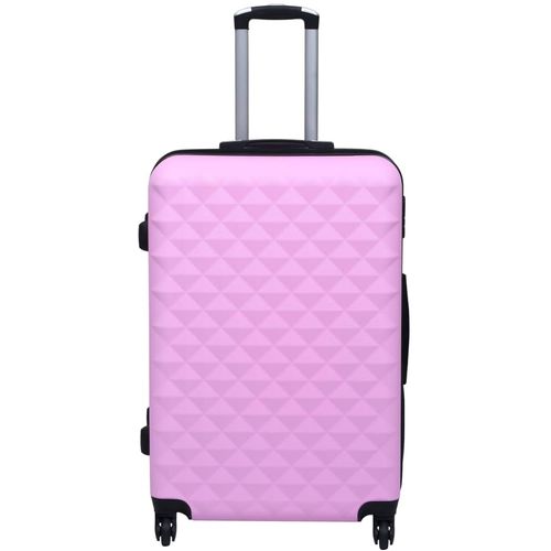 3-dijelni set čvrstih kovčega ružičasti ABS slika 16