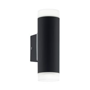 Eglo Riga-led vanjska zidna/2, led, gu10, 2x5w, čelik/crna Riga-led