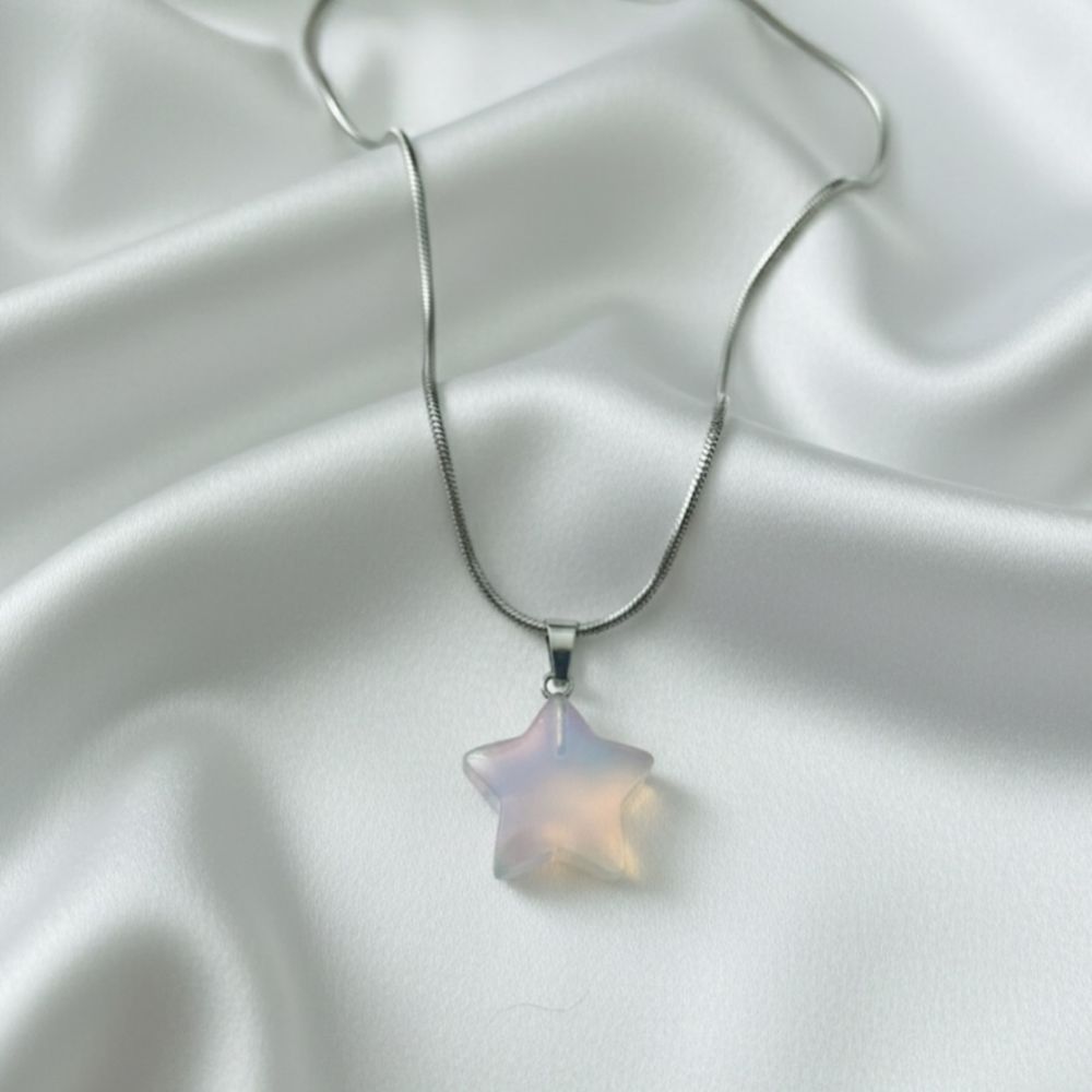 Poludrago kamenje Ogrlica - Opalite Star slika 1