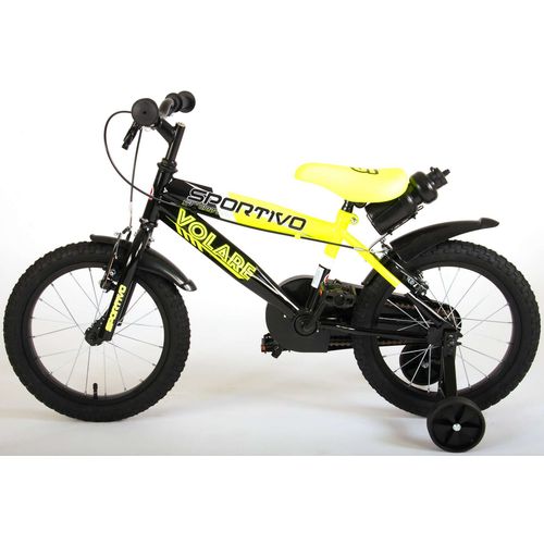 Dječji bicikl s dvije ručne kočnice Volare Sportivo 16" neon žuta slika 13