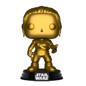 Funko Pop! Bobble-Head: Star Wars Episode 8: Rey (Chrome-Matt Gold) (Excl.)