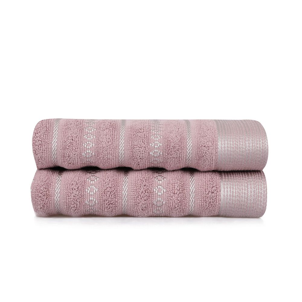 Set ručnika za ruke (2 komada) Bombeli, boje: dusty rose, siva slika 2