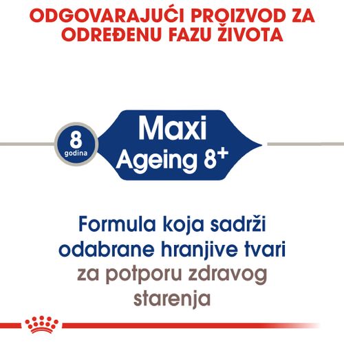 ROYAL CANIN SHN Maxi Ageing 8+, Potpuna hrana za pse starije od 8 godina velikih pasmina (od 26 do 44 kg), 15 kg slika 7