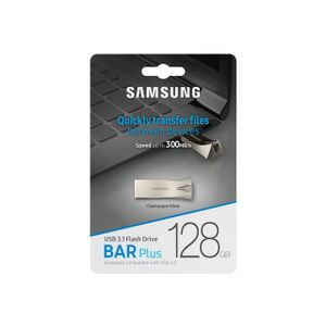 SAMSUNG BAR PLUS 128GB Champagne Silver MUF-128BE3/APC