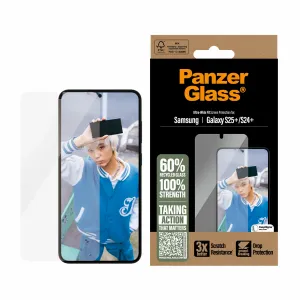 Panzerglass zaštitno staklo za Samsung Galaxy S25+/S24+, ultra wide fit 