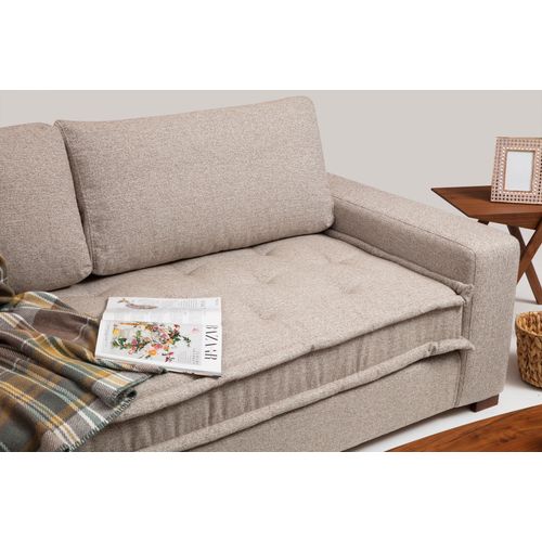 Atelier Del Sofa Kutna garnitura, LENA, lijeva, boja pijeska, Lena Corner (CHL-3R) - Sand Beige slika 6