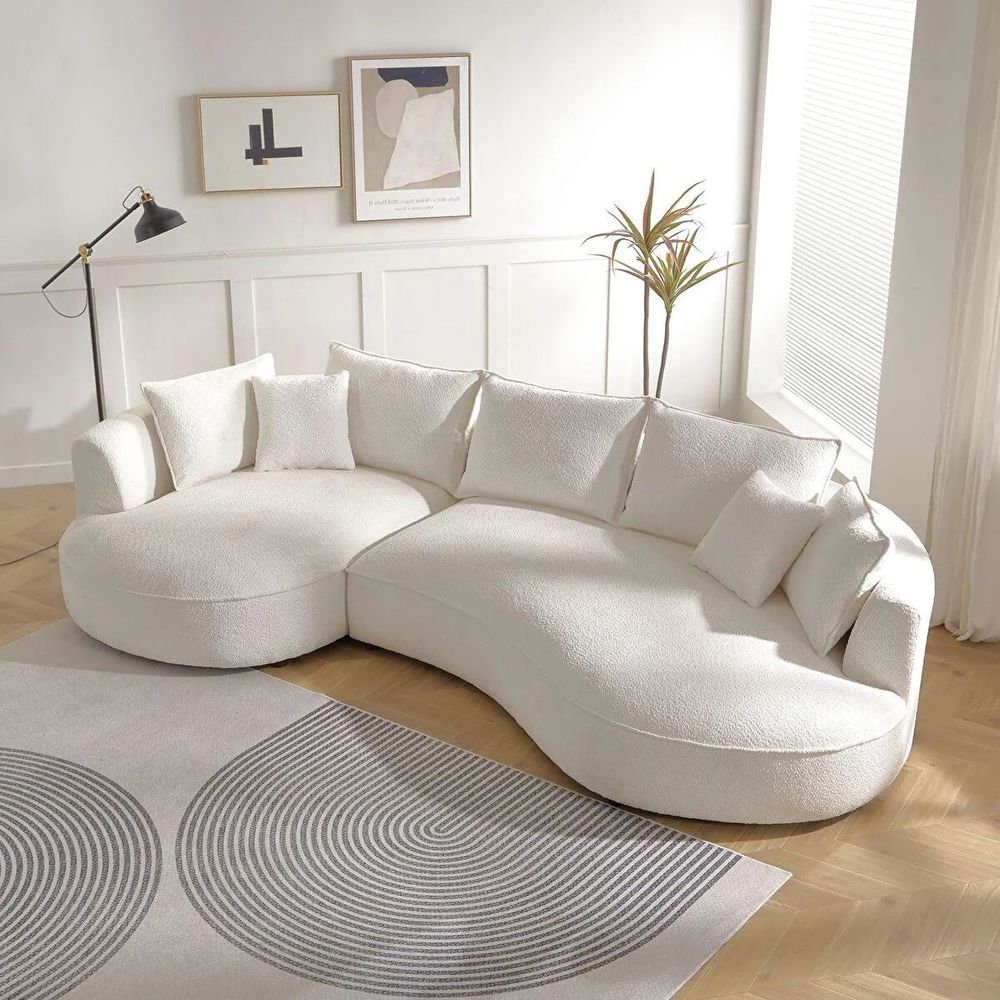 Ugaona Sofa Venedik Left - Bijela Boja slika 3