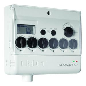 CLABER MULTIPLA AC 230/24 V LCD RAINJET Programator za navodnjavanje