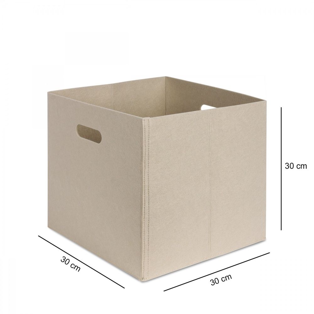 Set organizatora za radnu površinu od filca (4 komada) HMY-6357, boja: krem slika 3