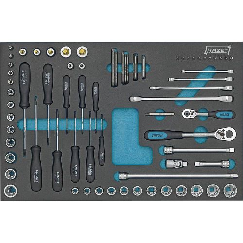 TORX® set ključeva s dvostrukim prstenom, ključem itd. Set alata za obrtnike 75-dijelni set Hazet 163-53/75 slika 1