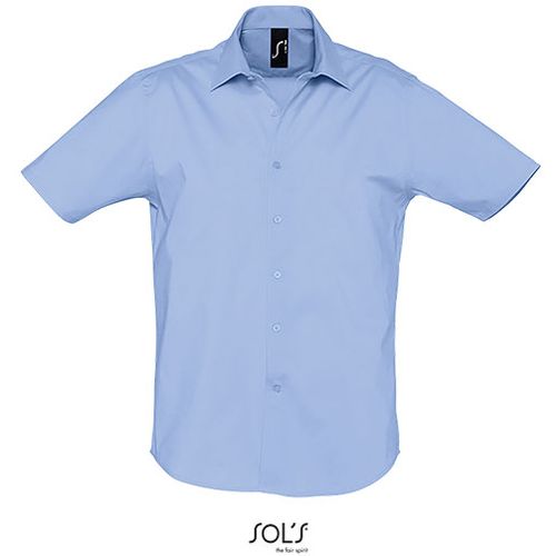 BROADWAY muška košulja sa kratkim rukavima - Sky blue, XL  slika 5