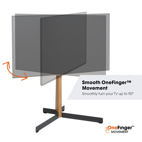 Vogels TVS3695, podni stalak za ekrane od 40"-77", do 50kg, crni slika 6