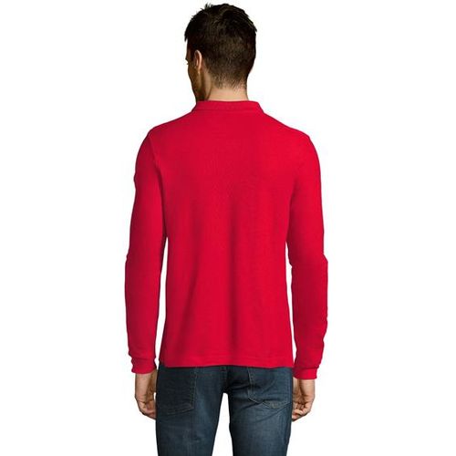 WINTER II muška polo majica sa dugim rukavima - Crvena, XXL  slika 4