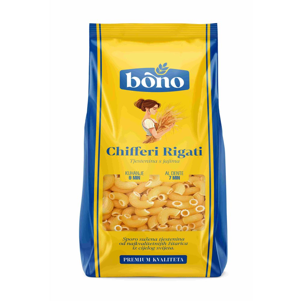 Bono Tjestenina Chifferi Rigati 1000g slika 1