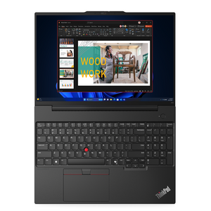 Lenovo Think 21MA003NCX ThinkPad E16 G2 Core Ultra 5 125U (12C/14T, Max Turbo 4.3GHz, 12MB), 1x 16GB DDR5 5600, SSD 512GB NVMe, 16.0" WUXGA (1920x1200) AG IPS 300n, Intel Grph, GLAN, Wi-Fi 6E, BT, KybUK BL, Thunderbolt 4, HDMI, FPR, Cam IR+FHD1080p, Alum, 2Wx2, 57Wh, no OS, 3YW