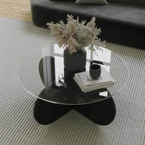 Bubble - Black Black Coffee Table slika 3