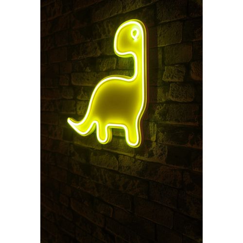 Wallity Ukrasna plastična LED rasvjeta, Dino the Dinosaur - Yellow slika 9