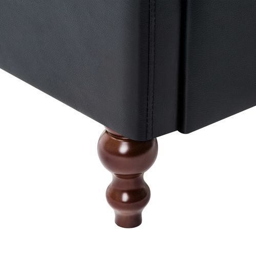 2-dijelni set sofa s presvlakom od umjetne kože crni slika 12
