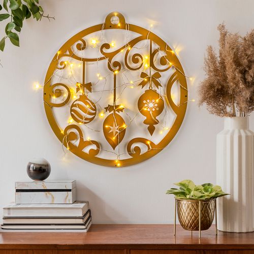 XMASGOLD - 028 Gold Decorative Metal Wall Accessory slika 2