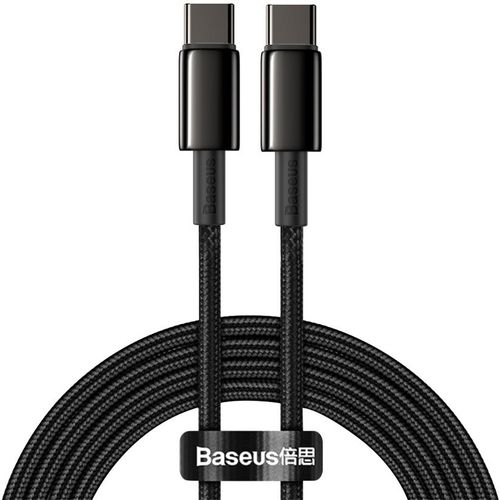 Baseus USB tip C - USB kabel tipa C Power Delivery Quick Charge 100 W 5 A 2 m crni slika 1