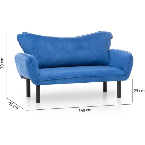 Chatto - Blue Blue 2-Seat Sofa-Bed slika 12