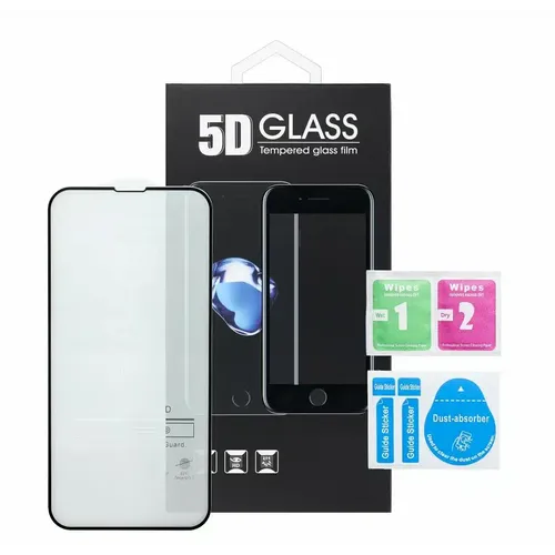5D Full Glue Tempered Glass - za Huawei P Smart 2021 crno slika 4