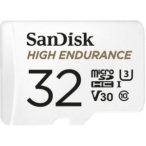 SanDisk High Endurance video microSDHC 32GB + SD Adapter Full HD / 4K video, do 100/40 MB/s C10, U3, V30