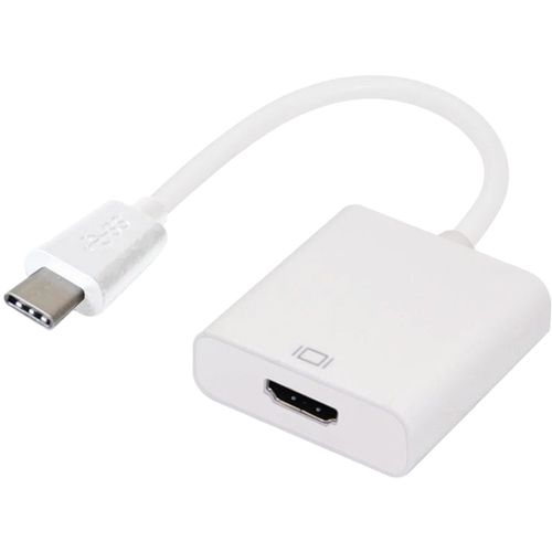 E-GREEN Adapter USB 3.1 tip C (M) - HDMI (F) beli slika 1