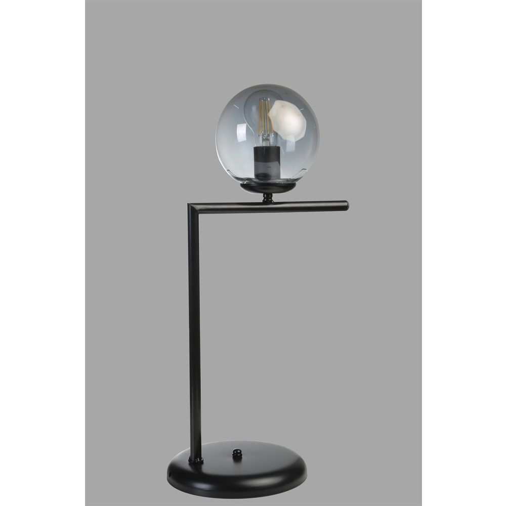 Araz Crna Fumirana Stona Lampa slika 4