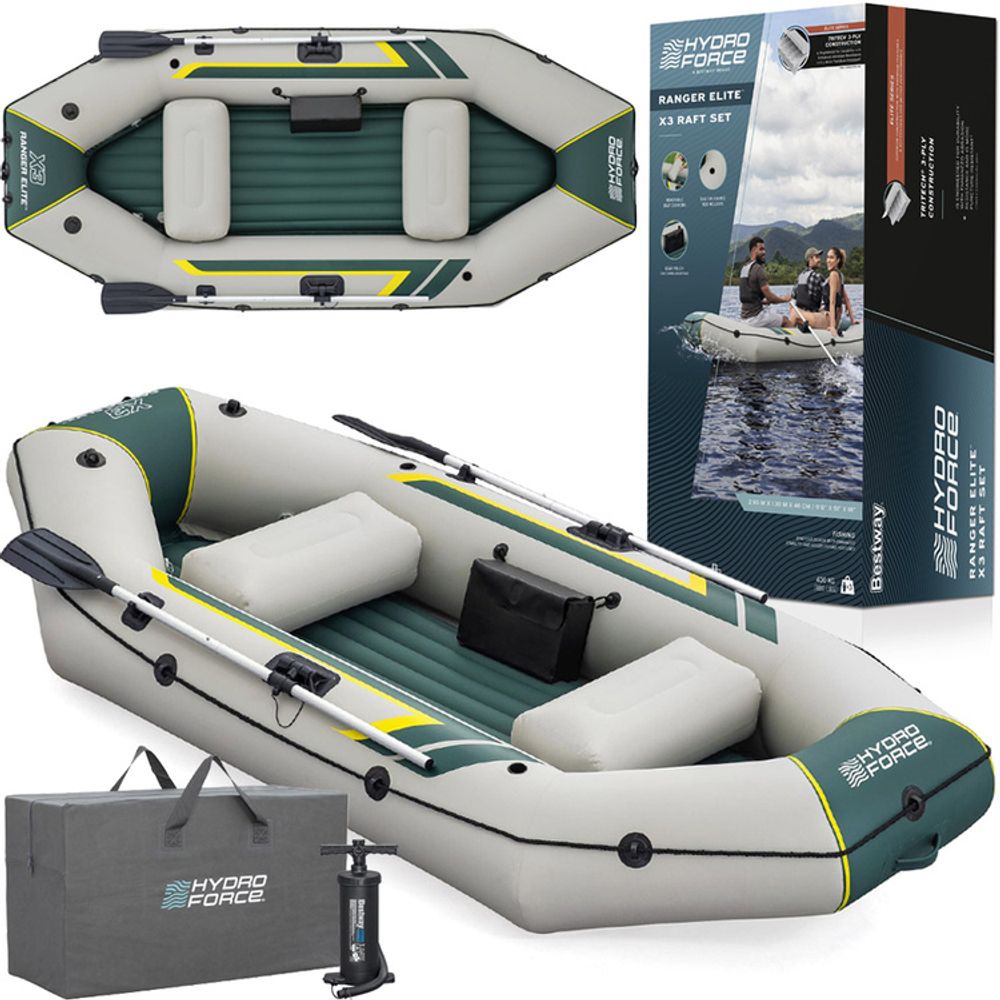 Bestway Gumenjak RANGER ELITE X3 295x130x46cm + vesla 65160 slika 1