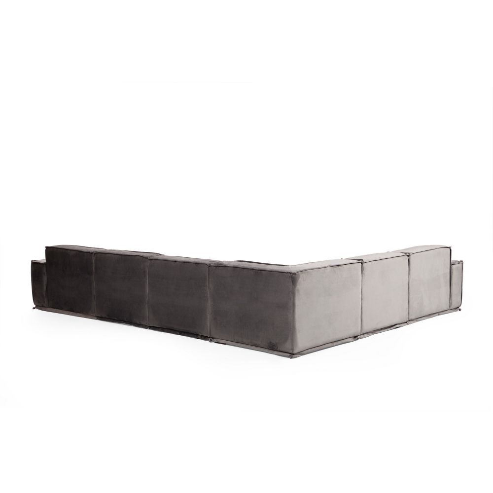 Lego Corner 1 (L1-O1-C-O1-O1-1R) Sivi Kutni Sofa slika 4