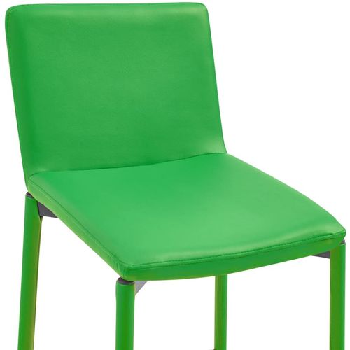 Barski stolci od umjetne kože 4 kom zeleni slika 31