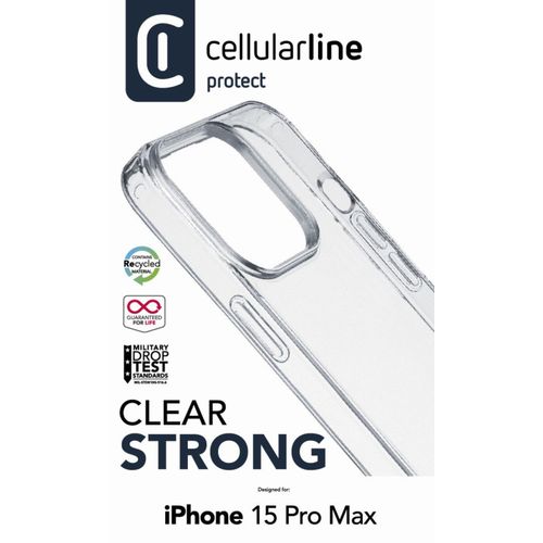 Cellularline Clear Strong maskica za iPhone 15 Pro Max slika 3