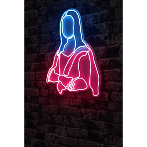 Wallity Ukrasna plastična LED rasvjeta, Mona Lisa - Pink slika 11