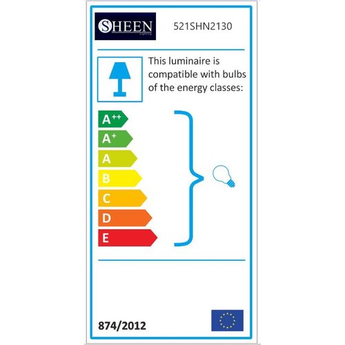 Drvena zidna lampa Erebos - 115-A slika 6